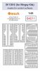 Omask 64011 Bf Bf 109 E masks for control surfaces (for Wingsy Kits) 1/48